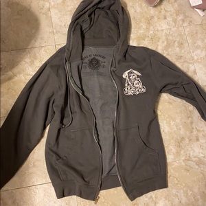 Men’s small Sons of Anarchy zip up sweatshirt